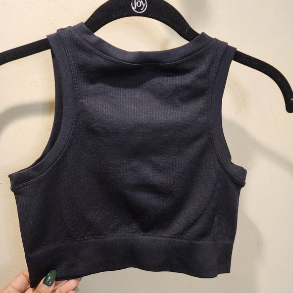 Pro-Fit Women's Black Athletic Crop Top Sport Bra size M - Picture 4 of 7